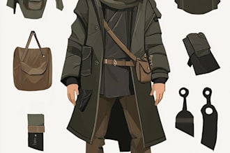 draw 2d game character or 2d game character