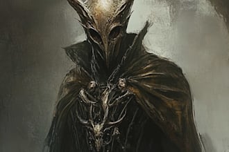 create scary and unique horror characters for your project
