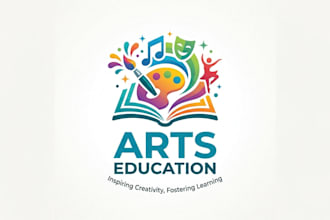 design a professional arts education logo