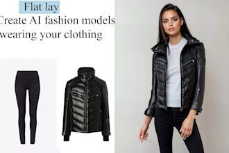 create ai fashion model photos for clothing brand webshoots and lookbooks