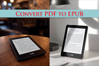 convert pdf to epub for kdp ebook