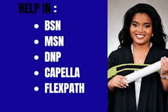 do flexpath, nclex, bsn, msn and dnp nursing capella, gcu