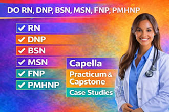 do flexpath, nclex, bsn, msn and dnp nursing capella, gcu