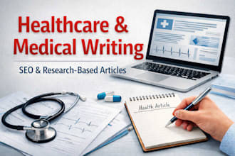 do healthcare and medical article writing