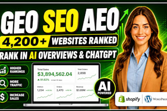 geo seo aeo guest post contextual backlinks building service  shopify wordpress