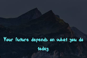 design motivational quote posts and instagram carousel content