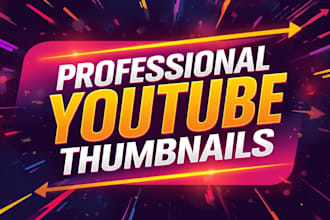 design a professional youtube thumbnail