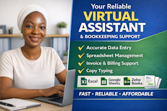 do data entry work, invoice design and copy typing