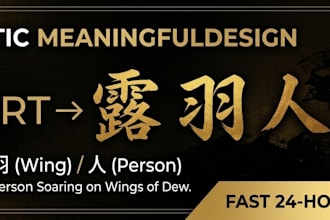 create a meaningful japanese kanji name for you