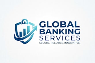 design a professional banking services logo