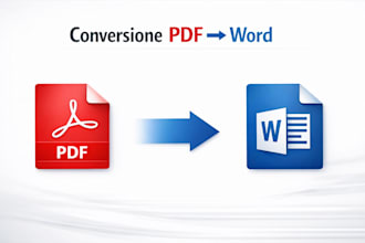 trascrizione PDF in word