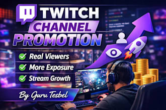 promote your twitch channel to gain real viewers and engagement