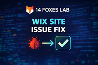 fix wix website issues and wix velo bugs