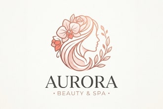 design a beautiful beauty salon logo