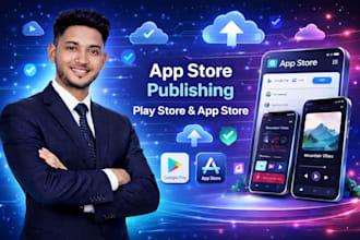 publish your app on google play store and app store