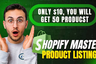 be your shopify expert, product listing, store management, optimization