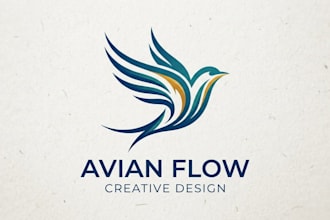 design a creative bird logo for your brand