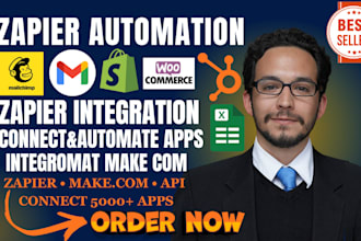 help setup zapier automation and zapier integration workflows