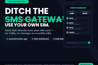 create a custom android SMS app to replace your SMS gateway