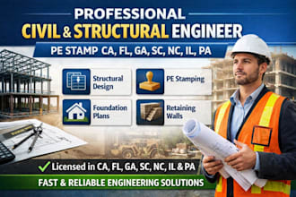 civil and structural engineer pe stamp connecticut louisiana minnesota utah fl