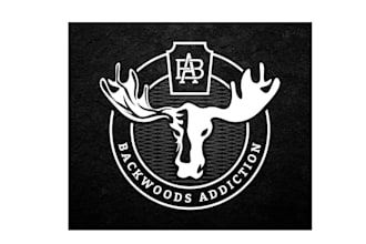 make world class logo for back wood good on shirts and TV