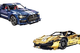 design highquality lego cars, bikes, ship, and houses with full PDF instruction