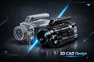 do 3d cad design product design, industrial cad design 3d modeling and rendering