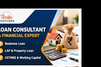 be your loan consultant for business loans lap and cgtsme