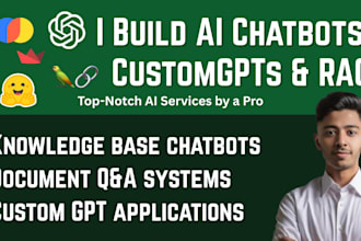 build rag, ai chatbots and custom gpts