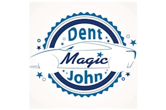 design car dent magic john logo for you