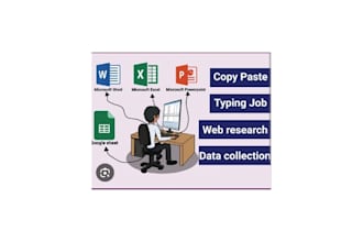 do accurate data entry, copy paste and excel data entry