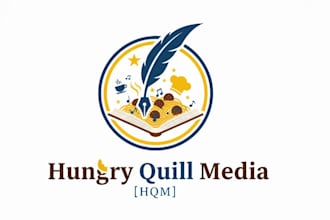 design a unique media brand logo for your business