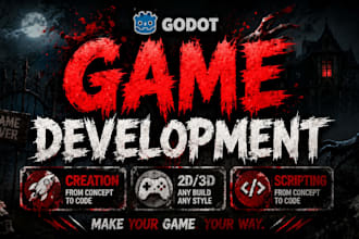 develop a professional horror game in godot