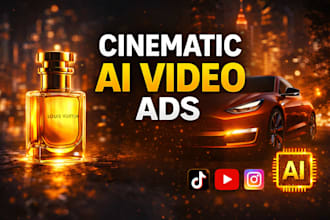 create a cinematic ai product ad video for your brand or business