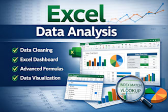 do excel data analysis dashboard and advanced formulas