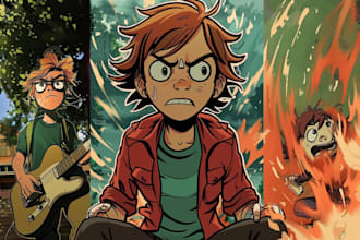 draw you in the scott pilgrim vs the world style