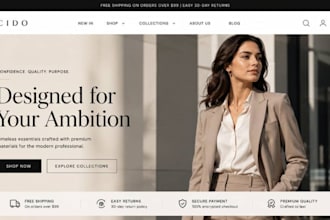 design shopify clothing store shopify fashion store shopify clothing website