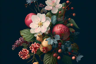 design beautiful watercolor flower illustrations