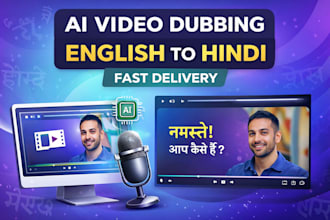 dub your video into hindi using ai voice
