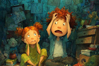 illustrate children story book illustration, children