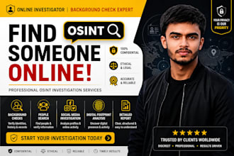 find someone background checks osint people search social media investigations