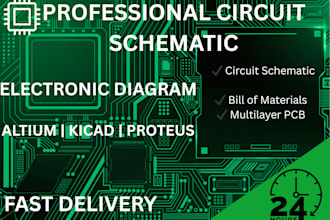 create professional circuit schematic for your project