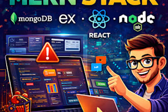 develop full stack web app using mern stack