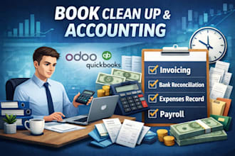 do bookkeeping ,accurate quickbook cleanup