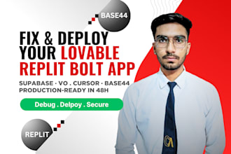 fix deploy lovable replit bolt supabase rocket new v0 cursor ai base44
