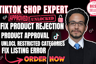 fix tiktok shop product rejections and restricted category approval