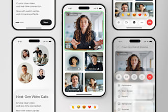 build ai avatar webrtc video call app voice ai agent medical chatbot, dating app