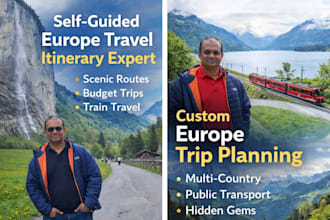 create a custom self guided europe travel itinerary