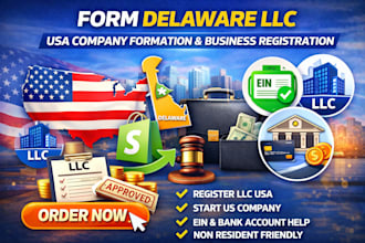 form delaware llc USA company formation and business registration