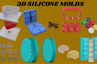 design 3d stl models for silicone cookies candle candy jewelry cutter soap mold